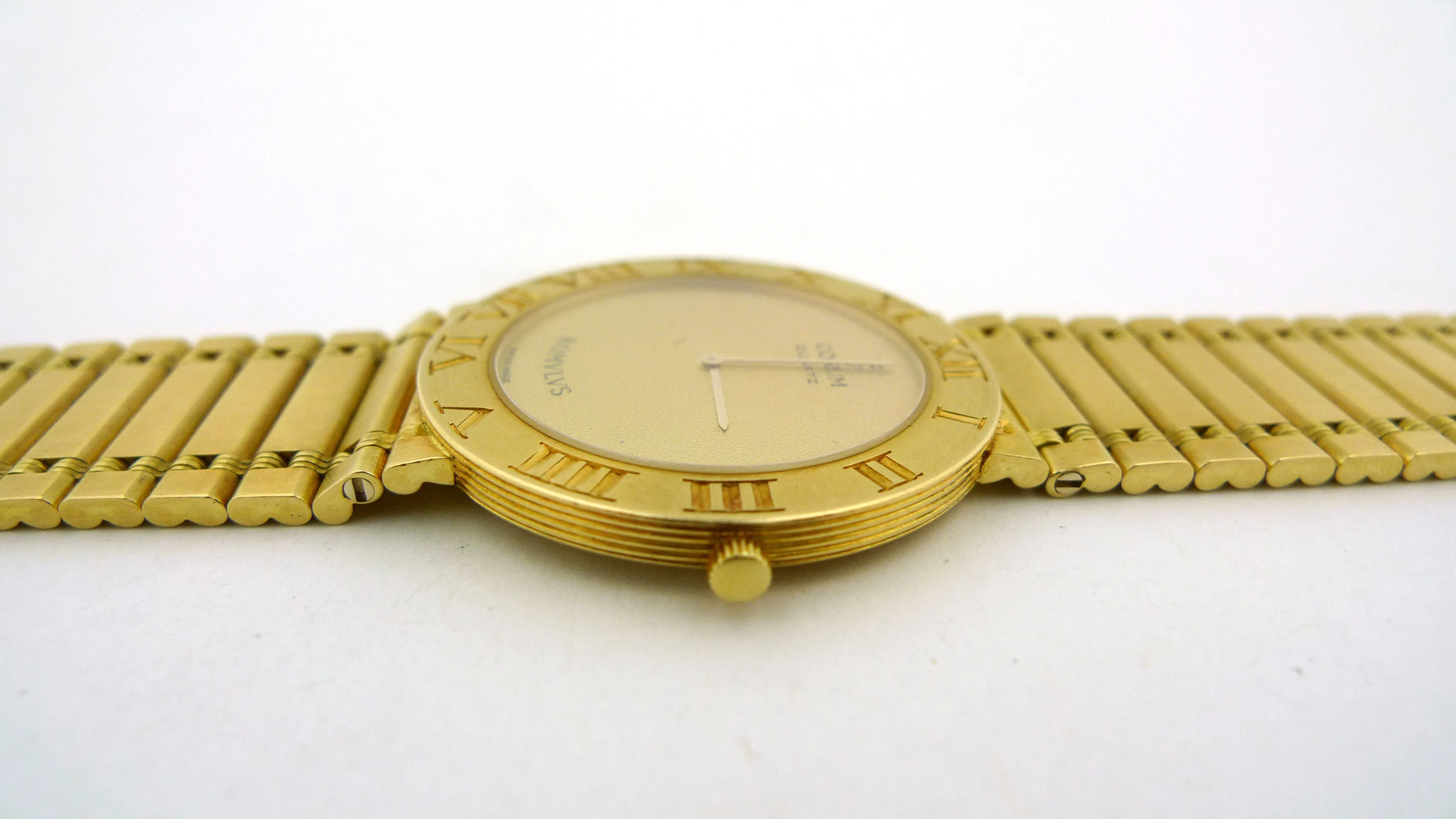 18K Yellow Gold Corum Wrist Watch with Original Paperwork