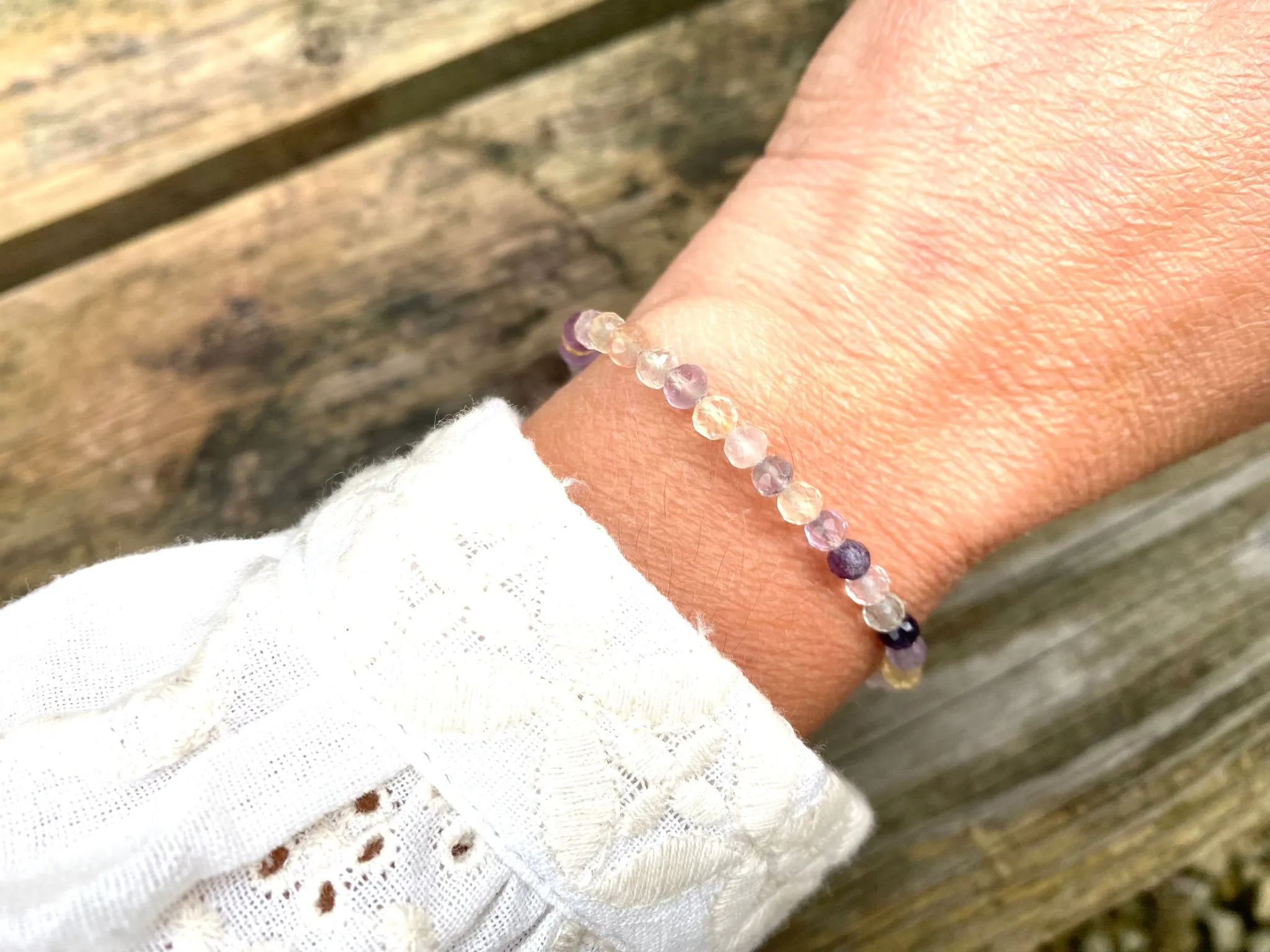 Fluorite Beaded Bracelet