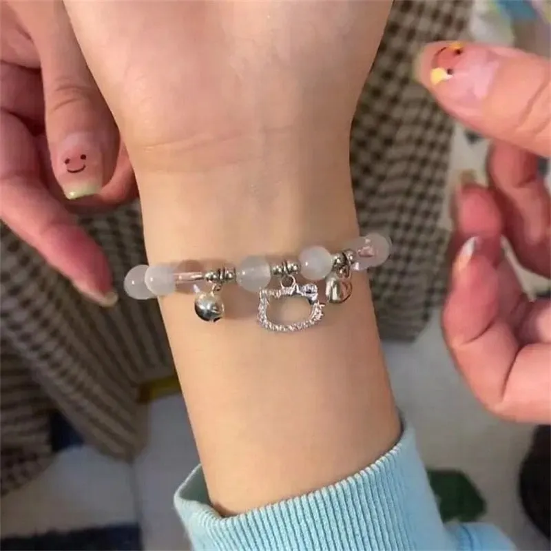 Kitty Beaded Bracelet
