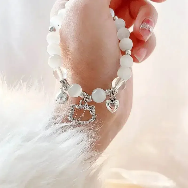 Kitty Beaded Bracelet