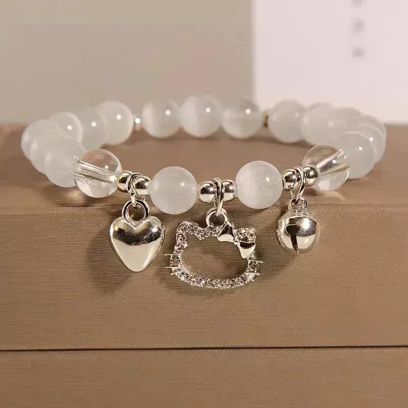 Kitty Beaded Bracelet
