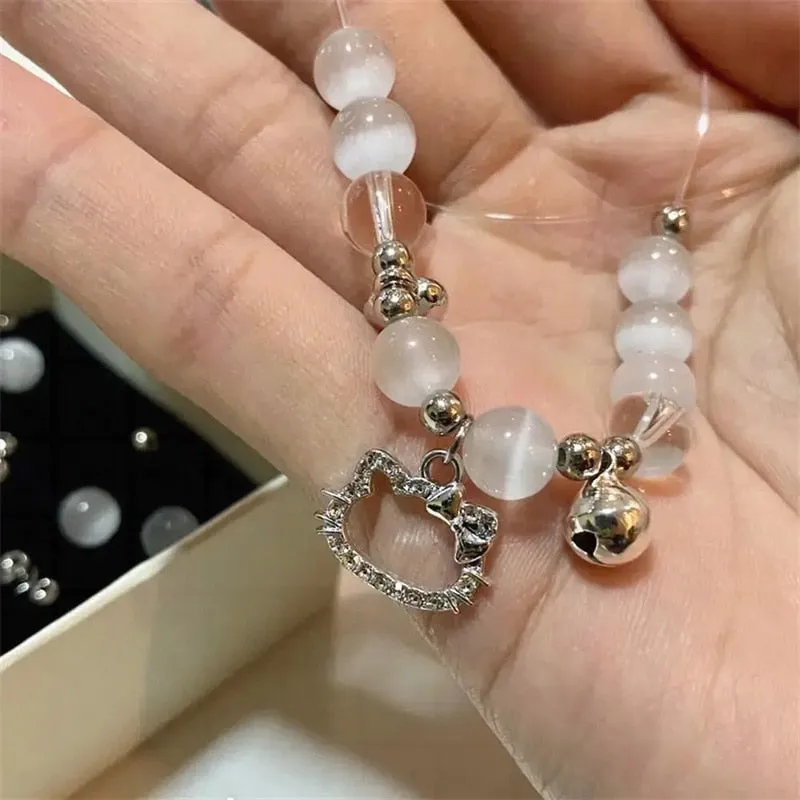 Kitty Beaded Bracelet