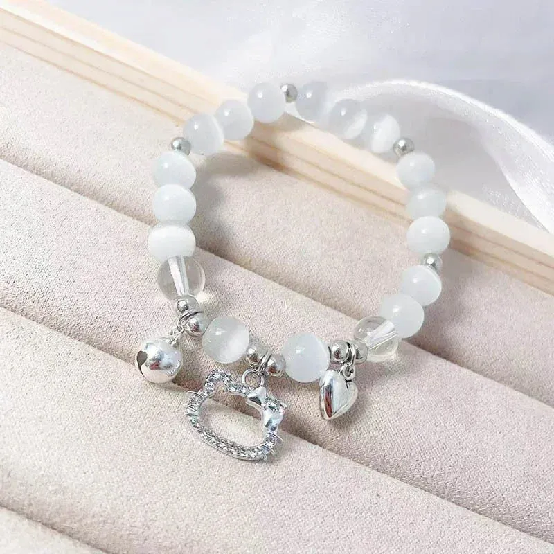Kitty Beaded Bracelet