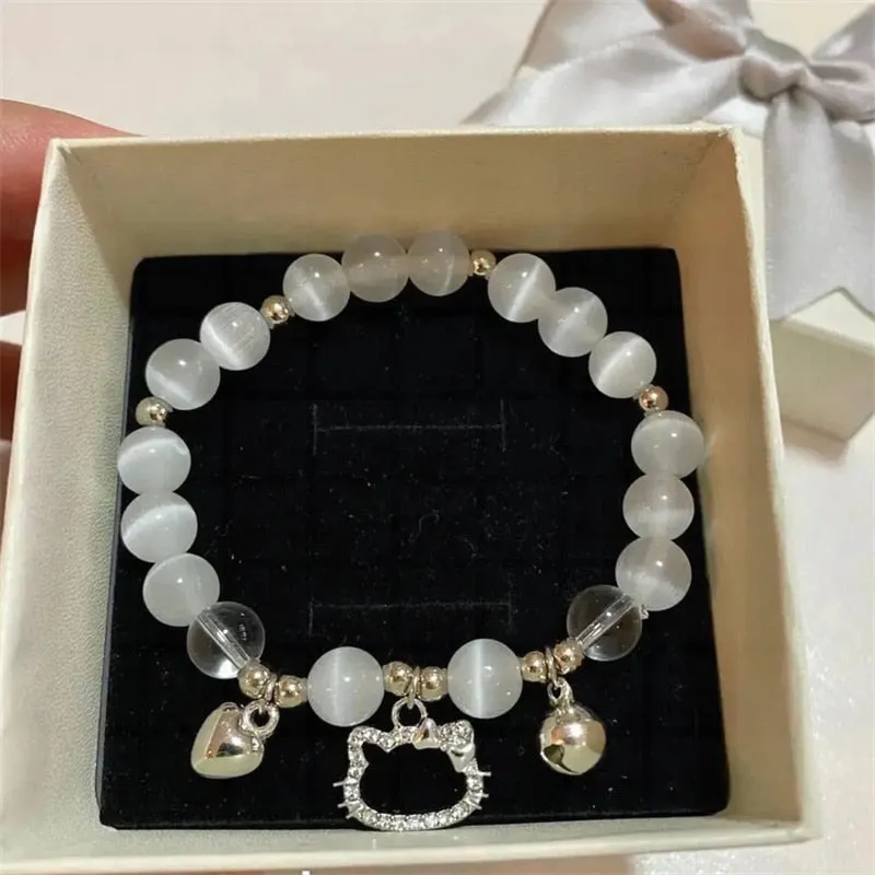 Kitty Beaded Bracelet