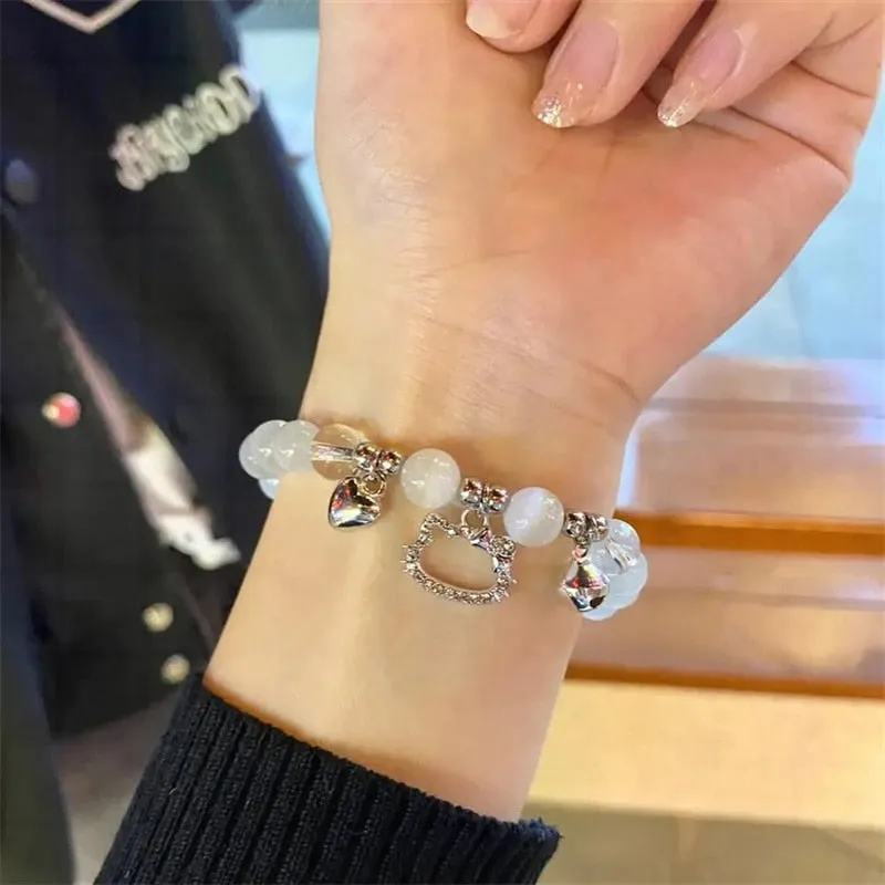 Kitty Beaded Bracelet
