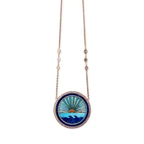 PAVE SUNSHINE OPAL INLAY