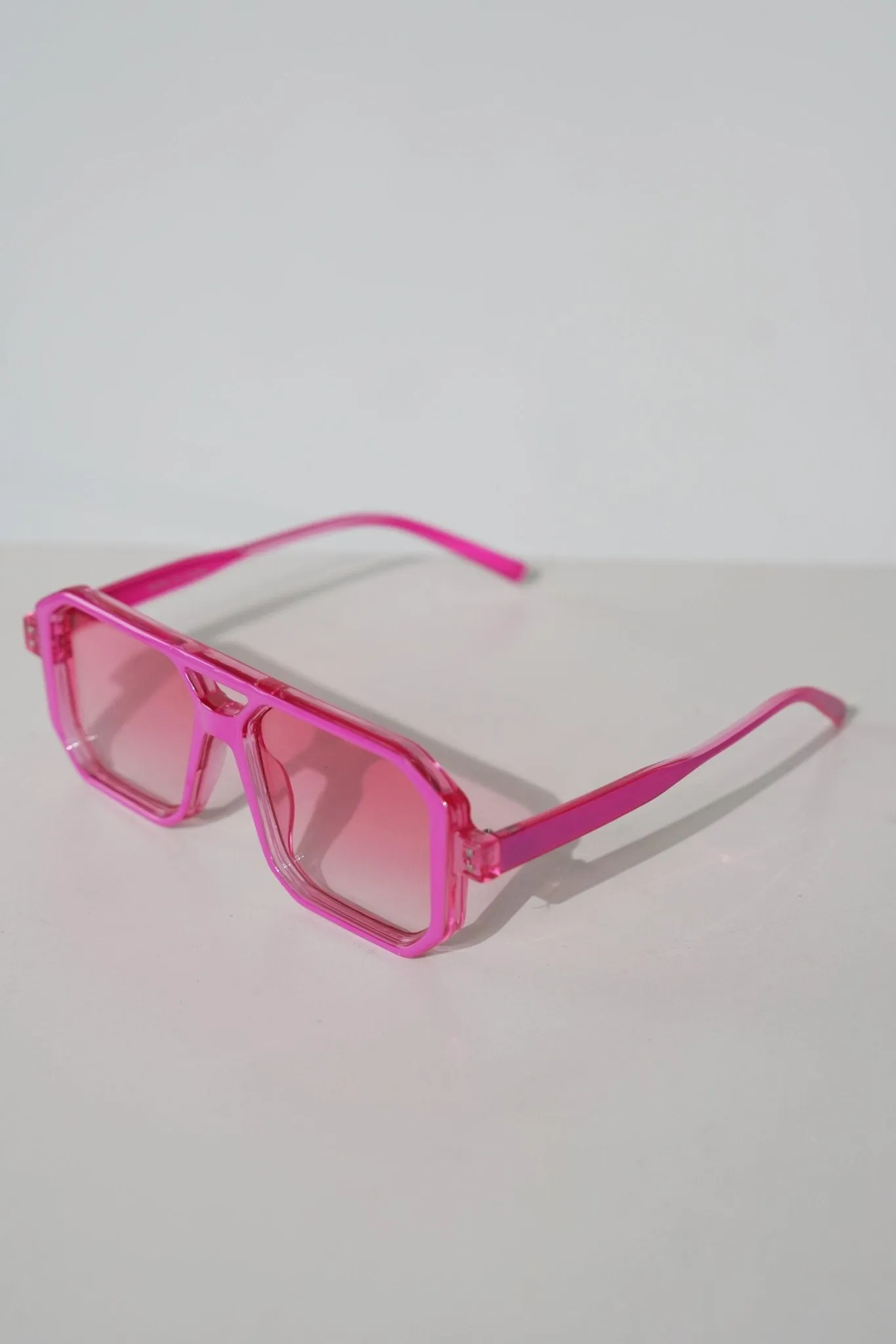 Popping Pink Tint and Frame Sunglasses