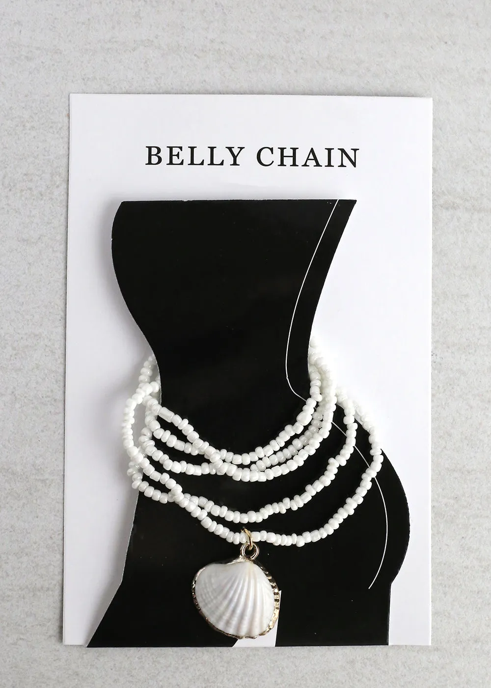 Seashell Charm Beaded Waist Chain