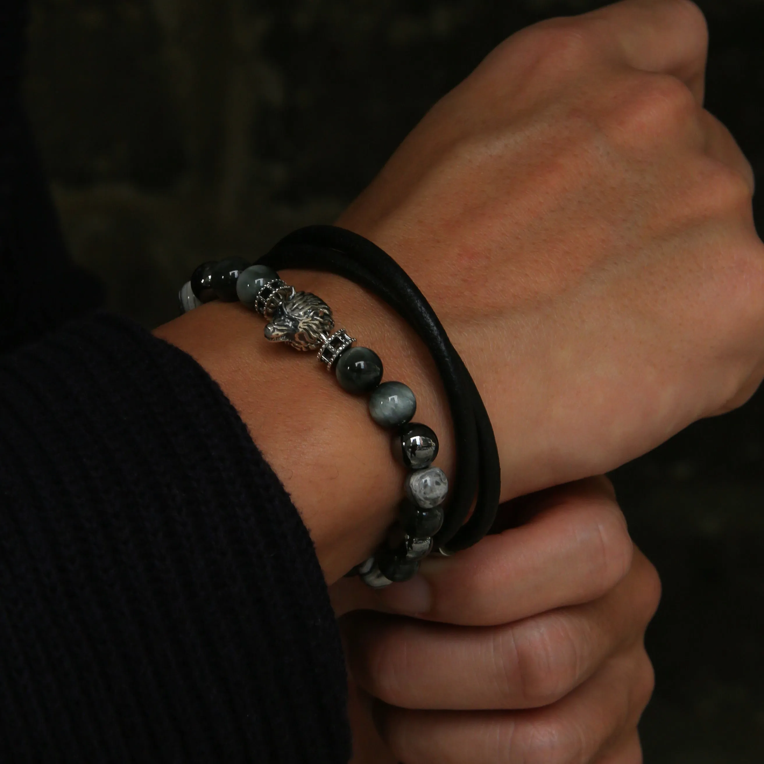 The North Howl | Gray Wolf Bracelet