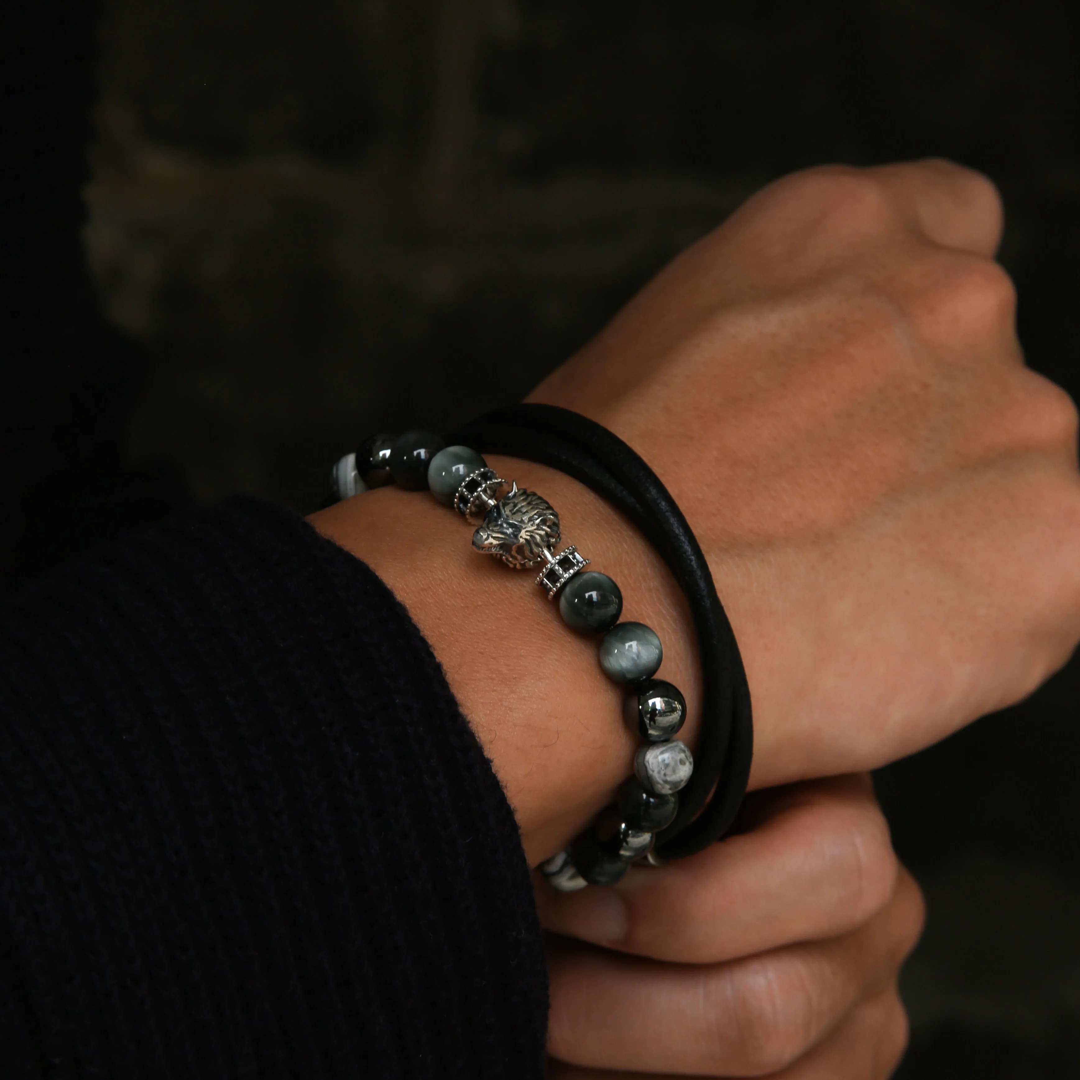The North Howl | Gray Wolf Bracelet
